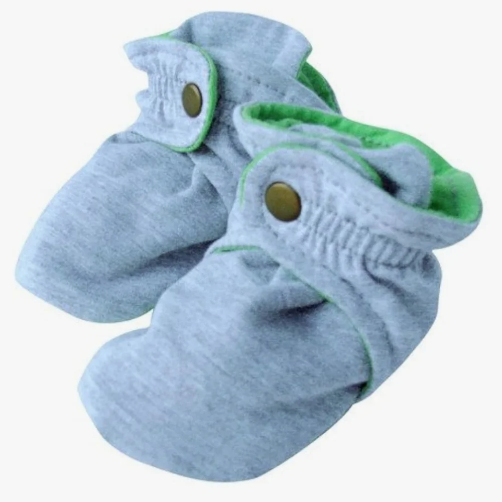 🍎 Nwt Trimfit Brand Cotton Baby Booties Infant 1-Pack Booties w Clasp,  Socks